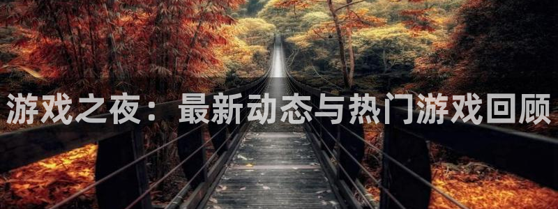天美娱乐2首页登录：游戏之夜：最新动态与热门游戏回顾